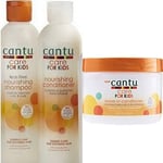 Cantu Care For kids Gentle Care For Textured Hair Shampoo + Conditioner + Leave