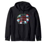 The Smurfs Christmas We Wish You A Smurfy X-Mas Zip Hoodie