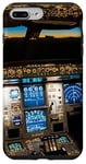 Coque pour iPhone 7 Plus/8 Plus Plane Cockpit Flight Instruments Aircraft Pilot Aviation Art