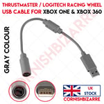 THRUSTMASTER TX & TMX FERRARI WHEEL GREY BREAKAWAY USB ADAPTER XBOX ONE & 360