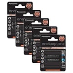 Eneloop Lot de 5 Blisters de 2 Piles Rechargeables Pro Micro AAA 930 mAh