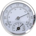 Hygrometer Analog Termometer för Inomhus och Utomhus, Digital Termometer Hygrometer