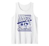 I Miss Modern Baseball Funny Cartoon Drawing a Dog gifts Tank Top