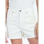 Short Volcom  Shorts Stone Step Hi Rise Star White