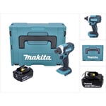 Dtd 152 M1J 18V Li-Ion Visseuse à chocs sans fil avec boîtier Makpac + 1x Batterie bl 1840 4,0 Ah Li-Ion - sans Chargeur - Makita