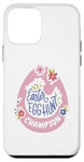 Coque pour iPhone 12 mini Champion de chasse aux œufs de Pâques – Motif œuf de Pâques pour garçons et filles