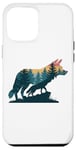 Coque pour iPhone 12 Pro Max Loup Randonnée Chasse Plein Air Camping Forêt Homme Femme Loup