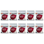 Tassimo Costa Cappuccino Coffee Pods - 10 Packs (80 Drinks)