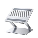 UGREEN Support Ordinateur Portable Réglable 10 à 16 Pouces Laptop Stand en Alliage Aluminium Pliable Porte PC Portable Bureau Ergonomique Compatible avec MacBook Air Pro HP Dell ASUS MSI