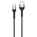 Profinity USB-C - USB-A -laddkabel, 2 m, svart