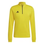 adidas Men's Entrada 22 Training Top, Team Yellow/Black, S