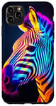 iPhone 11 Pro Max Rainbow Colours Zebra Case