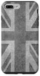 Coque pour iPhone 7 Plus/8 Plus Drapeau britannique Union Jack de l'Angleterre dans un style vieilli