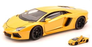 Lamborghini Aventador LP700-4 2011 Jaune 1:24 Model 0210 Welly