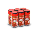 Schwartz Hot Chilli Powder 38 G, Jar, Pack of 6, Expertly Blended, with Chilli Pepper, Cumin, Oregano, and Garlic, Perfect for Tacos, Fajitas, Chilli Con Carne & Mexican Dishes