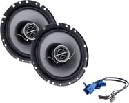 PLMR62 enceinte de voiture 2-voies-Enceintes de voiture (2-voies,4 Ohm,90 dB,85-20000 Hz,13,5 cm,1,8 kg)