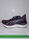 Puma Forever Run Nitro Women's Trainers UK Size 8.5 Midnight Plum Vapor Grey