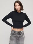 Superdry Long Sleeve Jersey Open Back Top