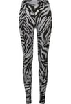 Urban Classics Black zebra leggings (M,blackzebra)