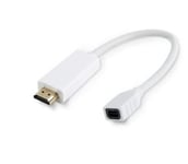 Microconnect Hdmmdp Videokaapeli-adapteri 0,1 M Hdmi-tyyppi A (vakio) Mini Displayport Valkoinen 0.1m Hdmi Mini Displayport Valkoinen