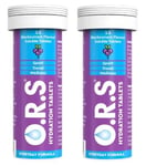 O.R.S Hydration Tablets w Electrolytes, Vegan, Gluten Lactose Free 24 x 2 pack