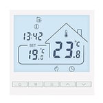 Beok Thermostat Programmable 3A pour Le Chauffage de l'eau LCD écran d'affichage Nonwifi, TOL47WP