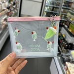 Mesh Makeup Bag Cream Soda Cosmetic Organizer Portable Cosmetic Bag  Home