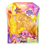 DREAMWORKS TROLLS Jelli Crush Band Together Squishy, Stretchy Glitter-Filled Hair Doll - Stretchy Hair Viva