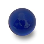 1 Grande Bille Élégance Bleu 6 cm - Bille en Verre 60 mm