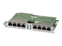 Cisco Gigabit EtherSwitch EHWIC - switch - 8 porter - Styrt - plugg-in-modul