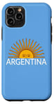 Coque pour iPhone 11 Pro Drapeau de l'Argentine - Soleil de l'Argentine - Maillot de sport