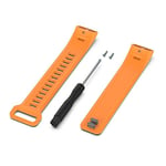 New Watch Straps For Huawei Band 2 Pro/Band 2 / ERS-B19 / ERS-B29 Sports Bracelet Silicone Strap(White) (Color : Orange)