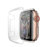 2-pack Apple Watch 38/40/42/44 mm - Full Cover Skal Skärmskydd Transparent 40mm Transparent 40mm