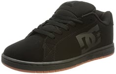 DC Shoes Homme Gaveler Chaussures en Cuir Basket, Black Gum, 46.5 EU