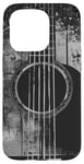 Coque pour iPhone 15 Pro Guitare acoustique, vintage, vieilli, musique rock & roll