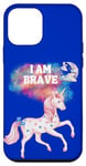 Coque pour iPhone 12 mini Licorne Brave I AM BRAVE