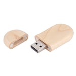 Oval Maple Wooden Shell USB 3.0 Flash Memory Drive Storage Stick With Box U GHB