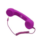 Retro telefonlur 3,5 mm Snygg Comfort Classic Handset Lila