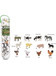 Collecta Box of Mini Farm Animals in tube toy