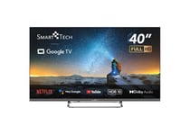 Smart Tech TV Full HD 40FG01V - 40" (100 cm) - Smart TV Google TV, HDMI, USB, HEVC, Dolby Audio, HDR 10, CHROMESCAST, Google Assistant