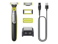 Philips Oneblade 360 Qp2834 Face + Body - Trimmer - Trådløs - Light Green/Dark Gray