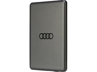 Audi Induction Powerbank 15W 5000Mah Gray/Gray Big Logo Magsafe Au-Mwpb5000-Gt/D1-Gy