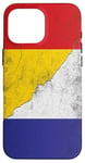 Coque pour iPhone 16 Pro Max Drapeaux France et Roumanie - Français Roumain