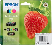 Epson 29 Strawberry Genuine Multipack, 4-colours Ink Cartridges, Claria Home In