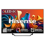 Hisense 55 Inch 4K QLED Smart TV 55A7NQTUK - Quantum Dot Colour, 4K AI Processor, Dolby Vision Atmos, Smooth Motion, Sports Mode, Vidaa OS with Freely, Youtube, Netflix and Disney+ (2024 Model)