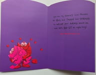 Horny Husband Love Monster All Night Long Valentine's Day Humour Funny New Card