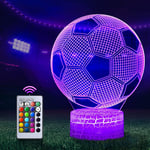 Football Night Light, 3D LED-lampa Optical Illusion Night Lig
