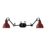 Lampe Gras by DCWéditions - Lampe Gras 204 Round Double, Black/Red - Sänglampor - Bernard-Albin Gras - Röd