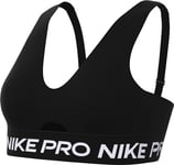 Nike Bra W NP Indy Plunge Bra SW, Black/White, HF5961-010, XL