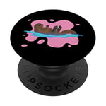 Cute Wildlife Sea Otter Zoo Animal Sea Otter PopSockets PopGrip: Swappable Grip for Phones & Tablets